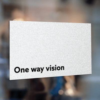 One-way vision decals Clontarf