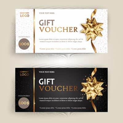 Gift Vouchers printing Strathpine
